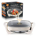 Olla Eléctrica Antiadherente Sartén Tapa De Vidrio 5l R.5400 Color Blanco Frecuencia 50hz-60hz 50 Hz X 60 Hz