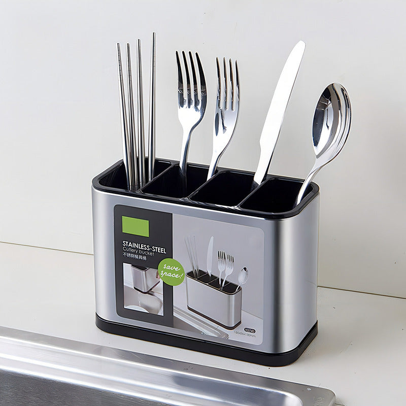 Portacubiertos De Cocina, Soporte Para Cubiertos De Acero Color Unit