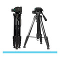 Trípode Universal Aluminio 1.7mts Profesional Cámara Negro
