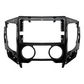 Bisel Para  Radio Adaptador Mitsubishi L200 9 Pulgadas Negro