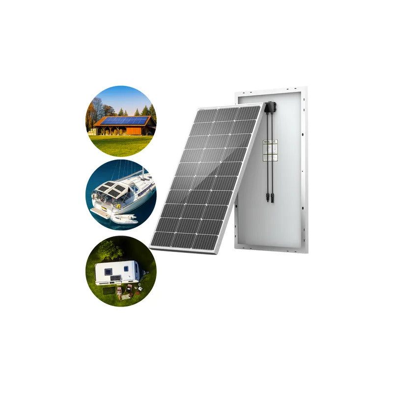 Panel Solar Pack X2  Monocristalino Fotovoltaico 12v 100w