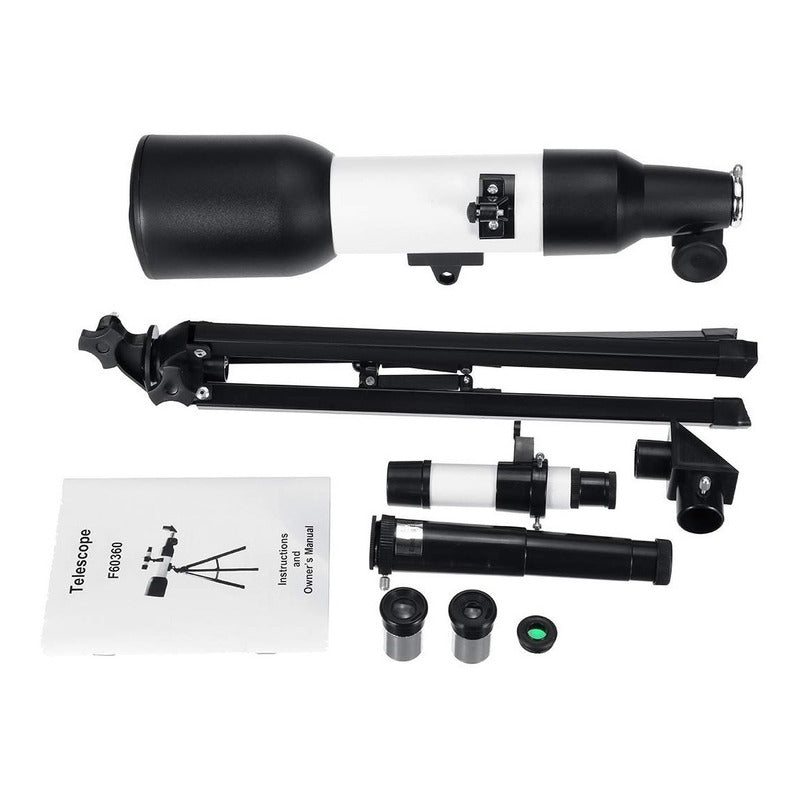 Telescopio Monocular Astronómico F30070m Blanco
