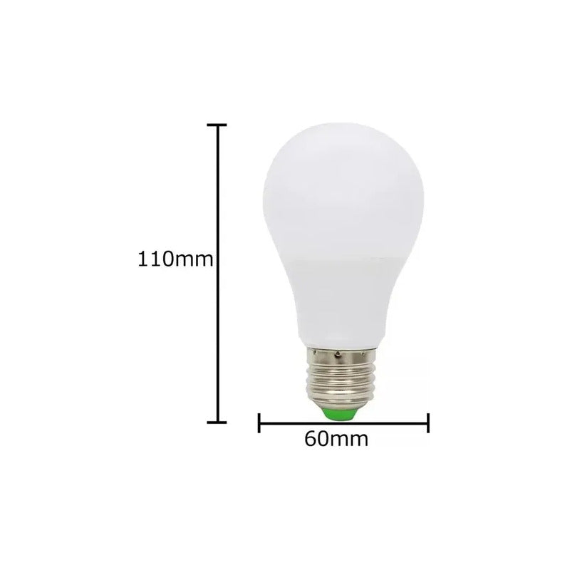 X5 Ampolleta Led 15w Ecologica Ahorro Hogar E27 Luz Fria Luz Blanco Frío - 003003 B72