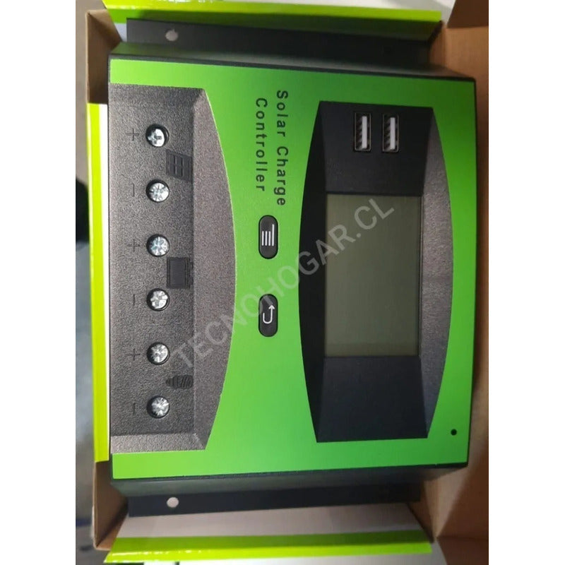 Controlador De Carga Regulador Solar Digital 12v 24v 60a