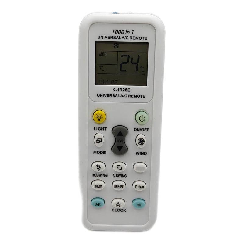 Control De Aire Acondicionado 1000 Marcas Compatibles Blanco