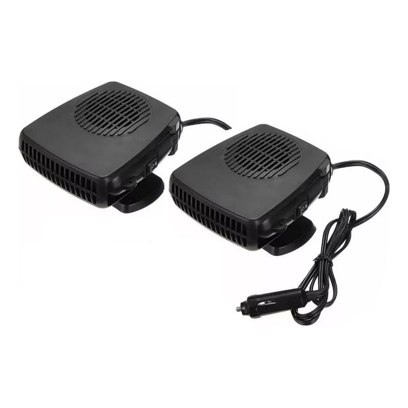 Calefactor Pack X2 Para Auto 12v 200w Calefaccion Portatil
