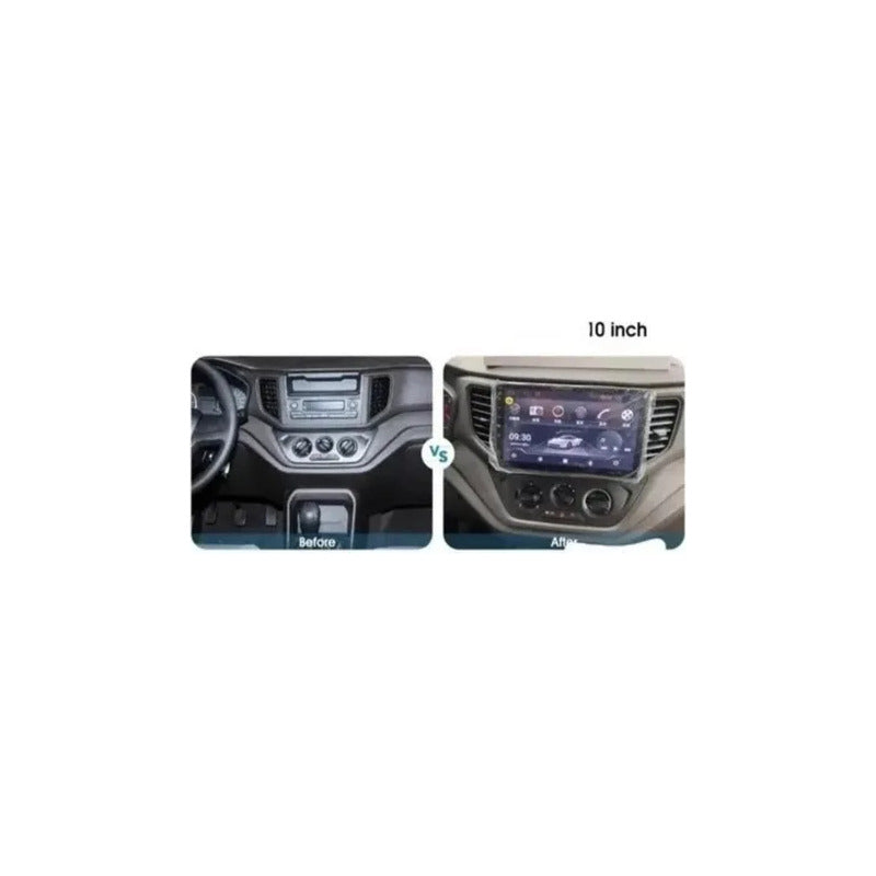 Adaptador De Radio Bisel Marco De Chevrolet N400 De 10puLG Negro