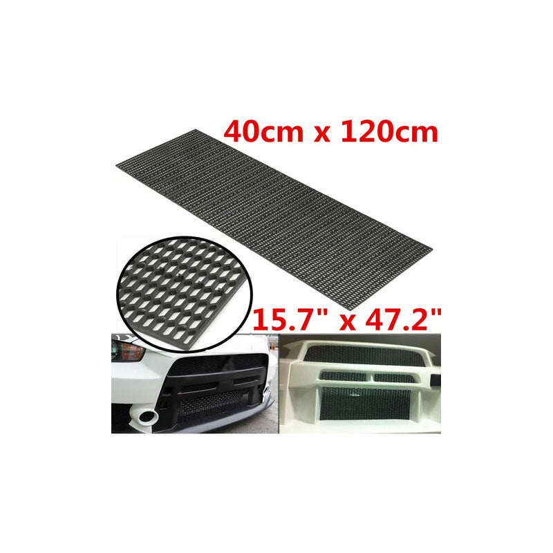 Malla De Parachoques Rejilla Tipo Audi Negro Auto/camioneta Negro Mate