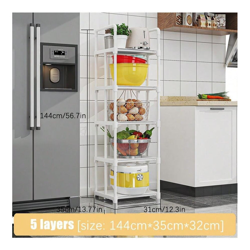 Organizador Repisa Closet Baño Cocina Multifuncional 5 En 1