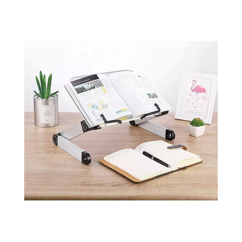 Elevador Notebook Plegable Soporte De Laptop Color Verde Cla Verde Claro
