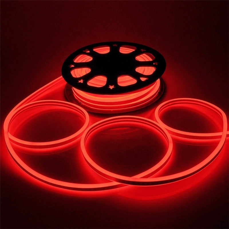 Cinta Led Neon Luz 5 Metros Flexibletransformador 12v