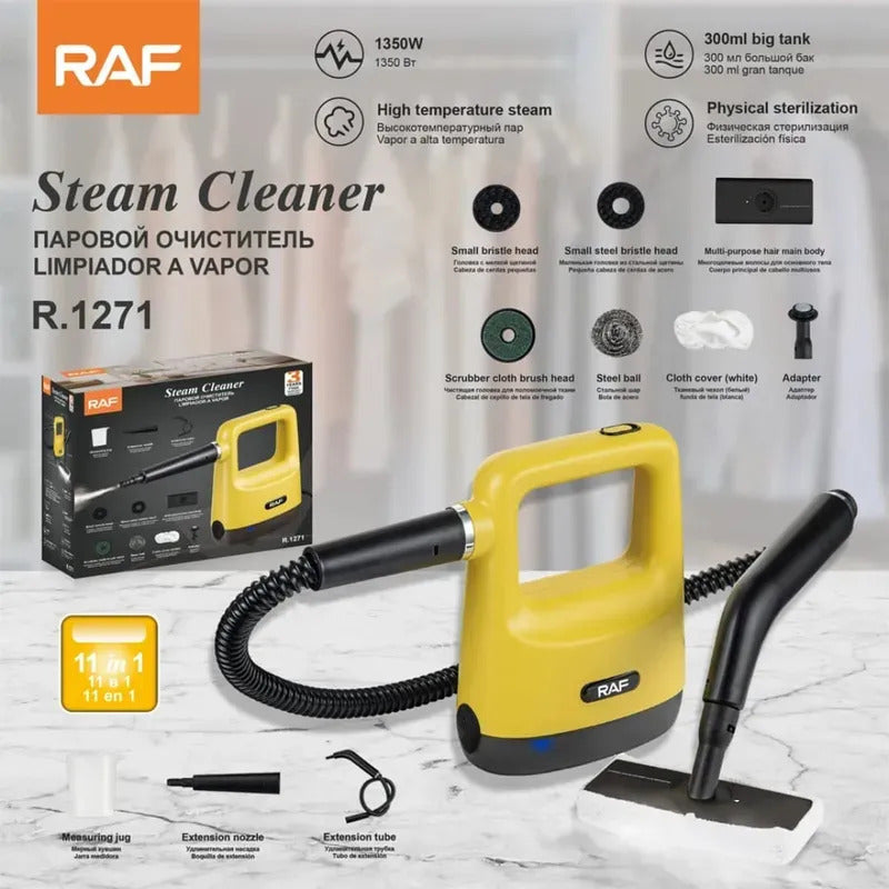 Limpiador De Vapor A Presión Alta Temperatura Raf R.1271 Amarillo