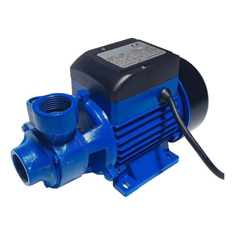 Bomba De Agua Periferica 220v Alta Presión 0.5 Hp Azul 50 Hz