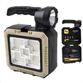 Linterna + Kit Herramientas Luz Recargable Solar Con 3 Modos Blanco Gris