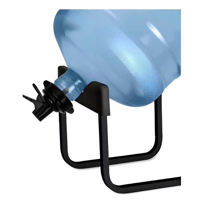 Estante Para Bidon De Agua Con Boquilla Rack Para Botellon Negro