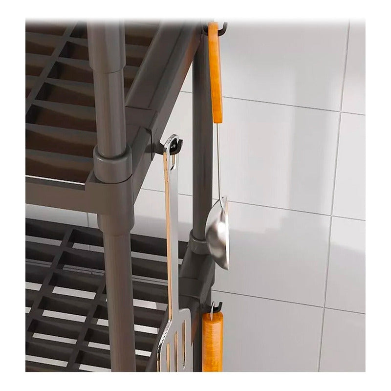 Organizador Repisa Closet Baño Cocina Multifuncional 5 En 1