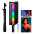 Lámpara De Fotografía Portátil Led Rgb Con Tripode Y Control