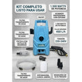Hidrolavadora Tasbel 1500w Eléctrica 220v Azul Con Accesorio Azul Acero 50hz/60hz