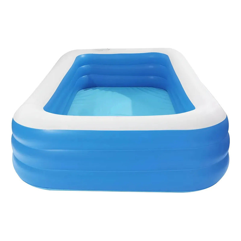 Piscina Inflable 3 Mts 3 Anillos 1050 Lts Azul