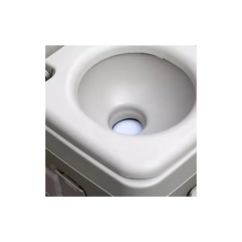 Baño Químic Portátil 20lt. Inodoro W.c. Camping Reusable Gris