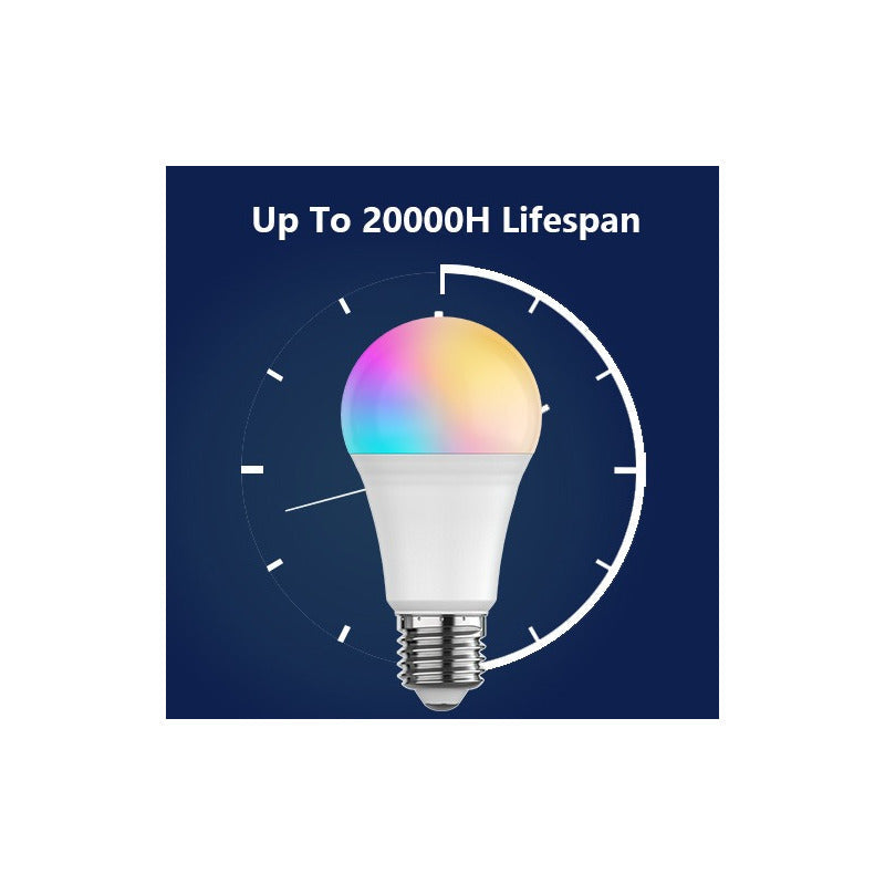 Ampolleta Inteligente Led Wifi Bluetooth App Rgb 10w 1pcs Rgb