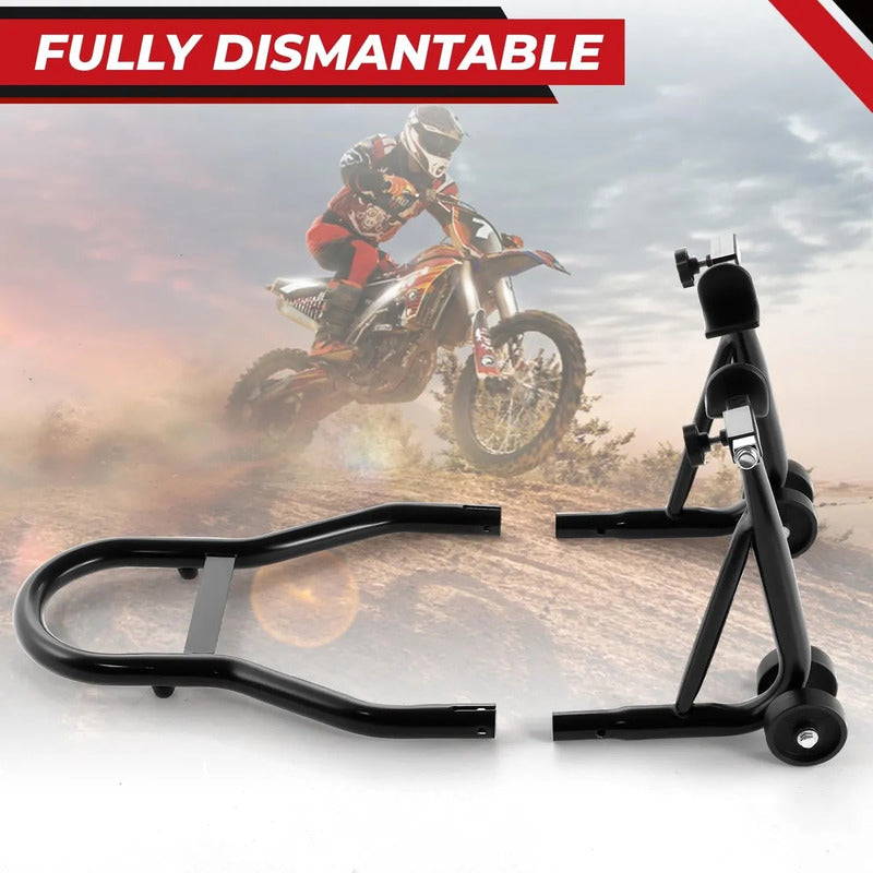 Caballete Para Motos Soporte Elevador Trasero Y Delantero