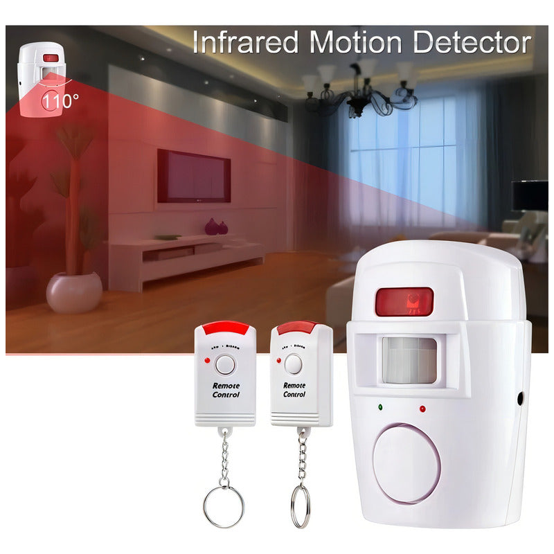 Alarma Sirena Con Sensor 2 Controles