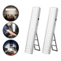 Pack X2 Lámparas Luz Led De Emergencia Recargable 24 Hrs Col Blanco