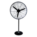 Ventilador Industrial De Piso Tipo Turbina De Alta Potencia 69 Cm Negro Acero 3