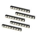 Pack X5 Aplique Solar Lampara Inducción Pared Led Exterior Cálido/frío Led