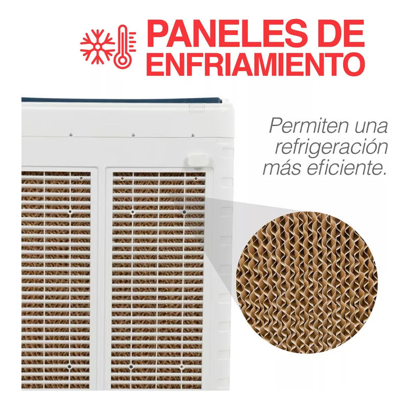 Enfriador De Aire 60l Evaporador Climatizador Industrial Blanco