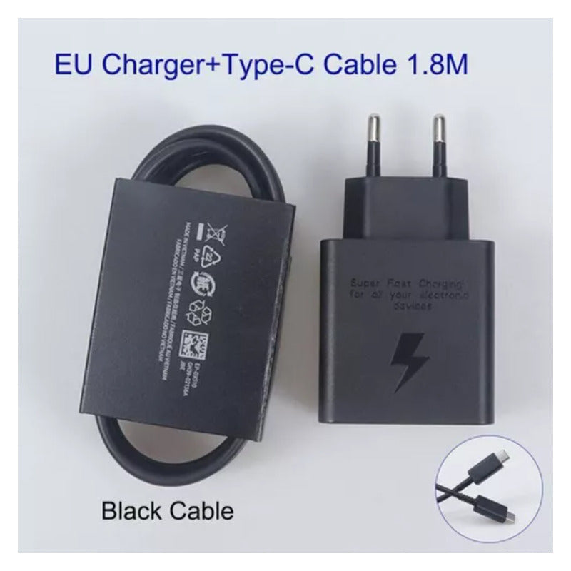 Cargador Tipo C Carga Rapida 65w Negro
