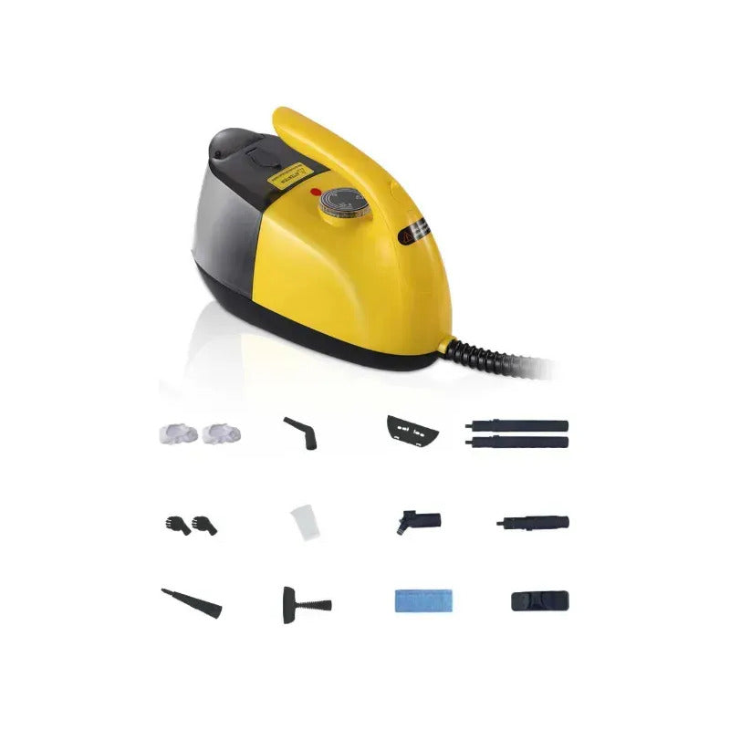 Limpiador De Vapor Multiuso 1000ml 1800w 15 En 1 Raf Amarillo