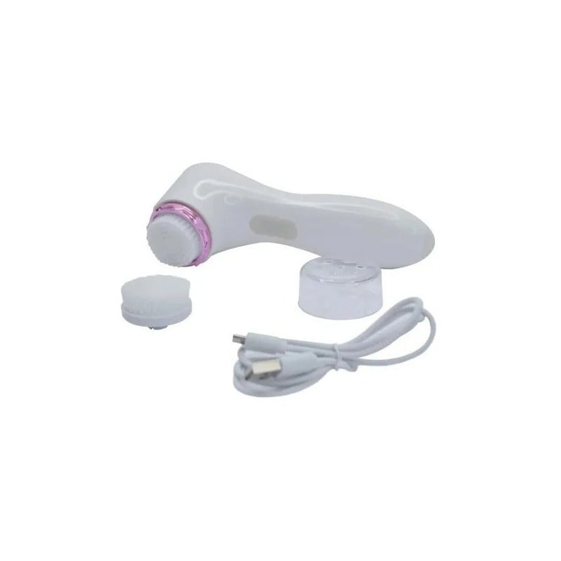 Limpiador Facial Recargable Exfoliante Inalmbrico Blanco