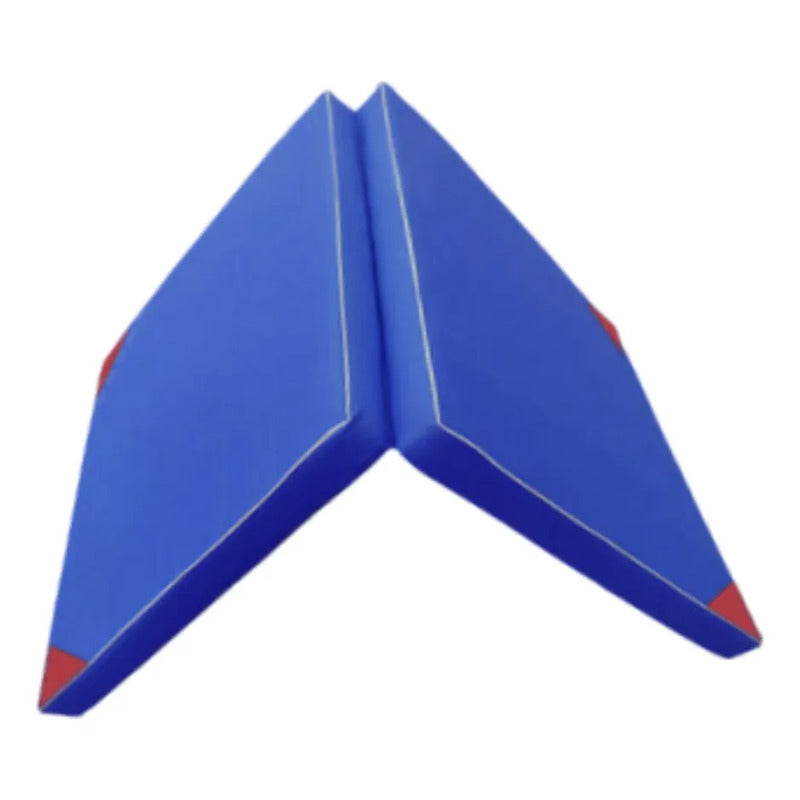Colchoneta De Gimnasia Plegable 100cm*50cm*5cm  Deportiva Azul