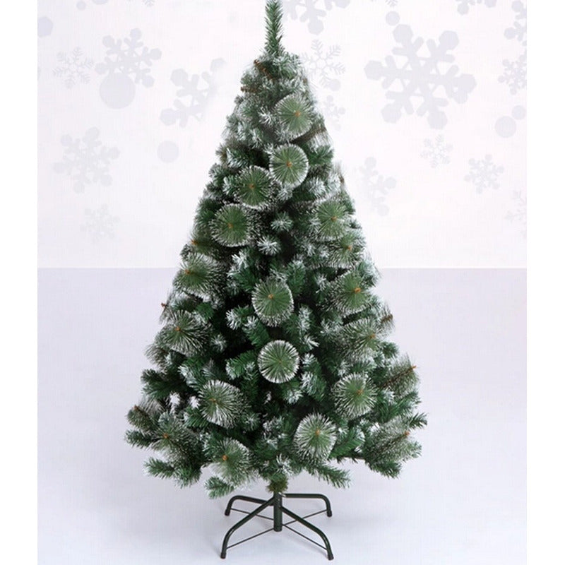 Árbol De Navidad Pascua Nieve Con Base Armado Facil Blanco