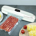 Sellador De Alimentos Al Vacio Selladora Automatica Blanco