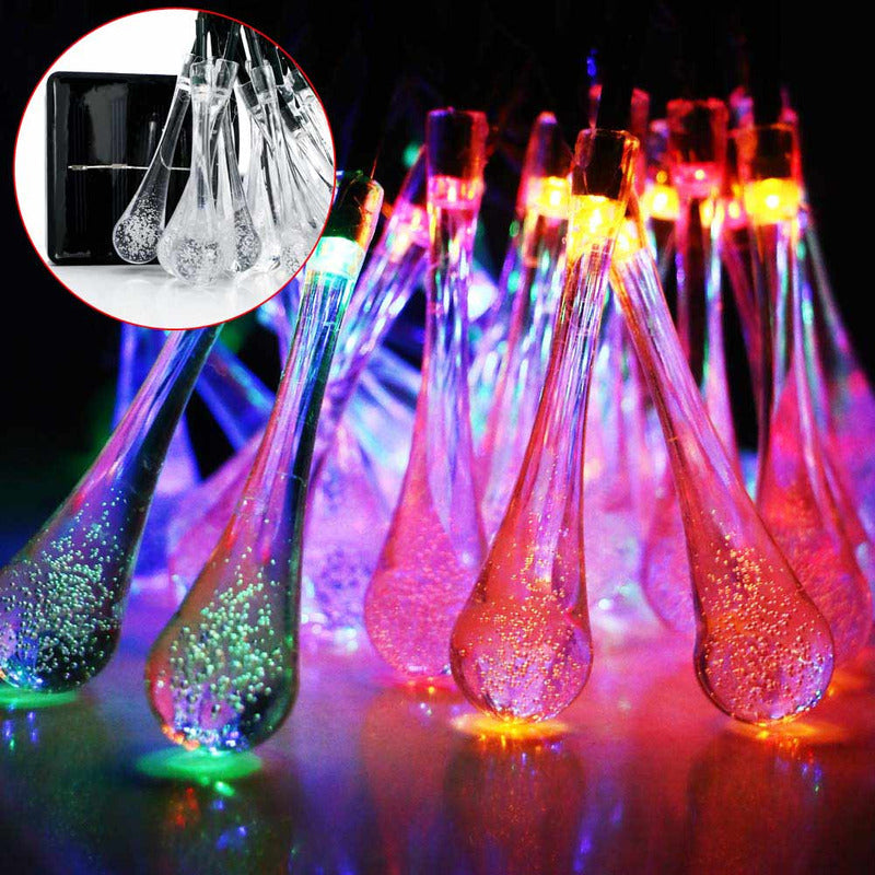 Pack X 2 Luces Solares Navidad Guirnalda  Varios Modelos