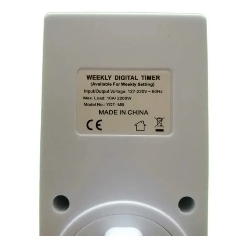Enchufe Temporizador Digital Programable 18 Programas 220v
