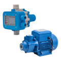 Bomba Agua Periférica 0,5 Hp + Controlador Alta Potencia Azu Azul