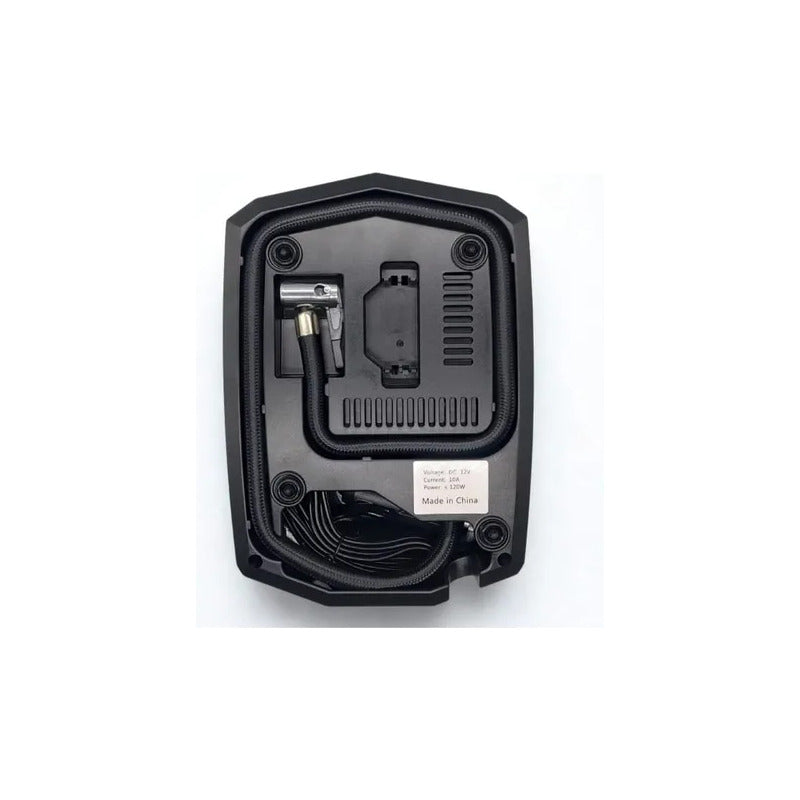 Compresor Aire Portátil Vehicular Neumáticos 220psi Con Manómetro Gris 50/60hz Monofásica