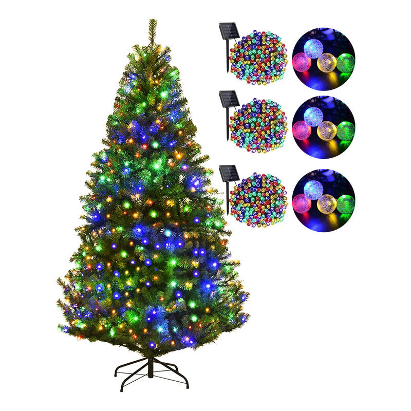 Arbol De Navidad Con Base + 6 Luces Solares Modelos Variados