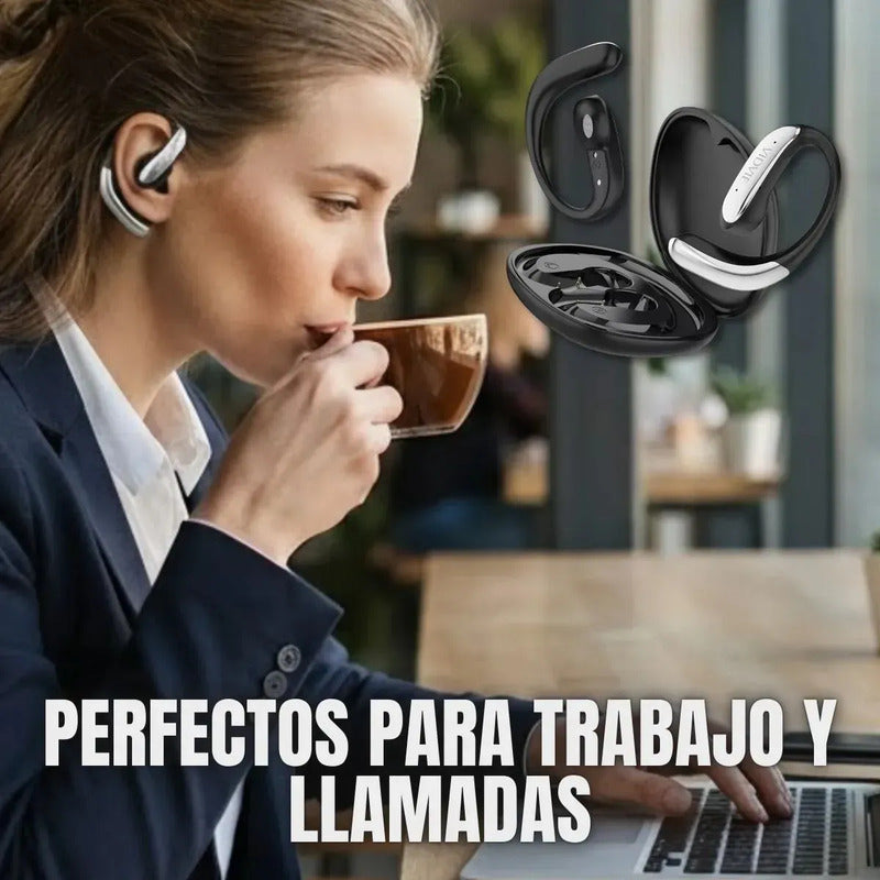 Audifonos Deportivos Vidvie Oido Abierto Open Ear Bluetooth Negro