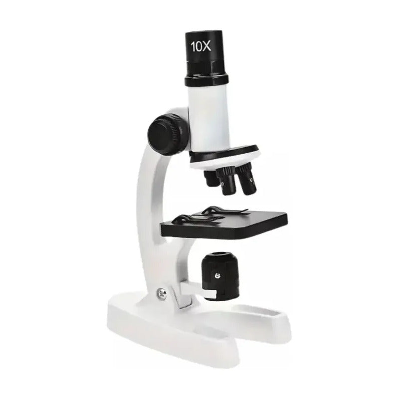 Microscopio Educativo Kit De Ciencia Para Niños Juguete Blanco