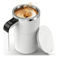 Taza Auto Agitable Mezcladora Para Café Bebidas Magnética Frio Calor Térmica Blanco