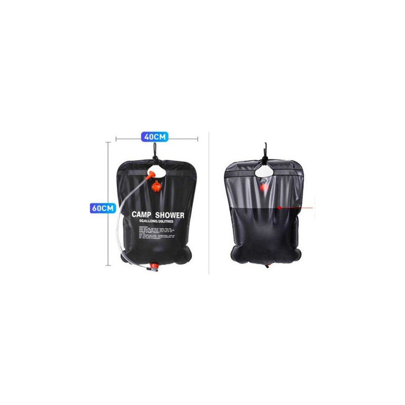 Ducha Solar Portátil Camping Playa 20 L Exterior Compacta