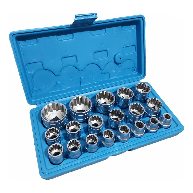 Juego De Dados De 1/2 Poligonales 19 Pcs