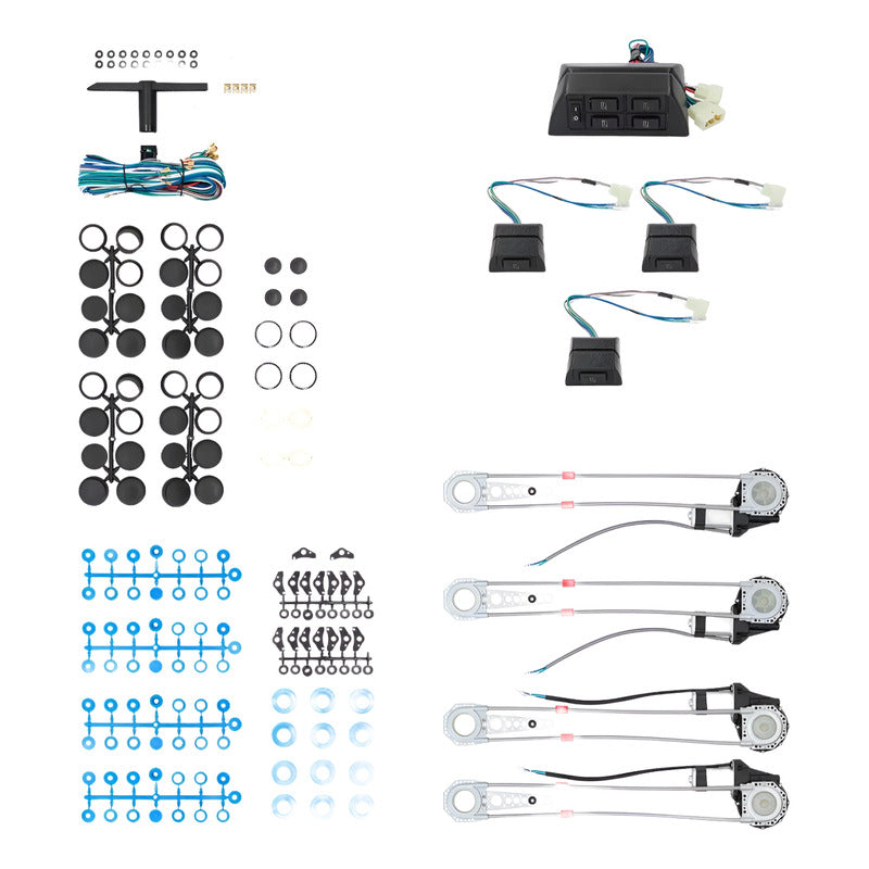 Kit Instalacion Alzavidrios Eléctricos 12v Universal 4puerta