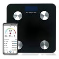 Pesa De Baño Digital Bluetooth App Control De Peso Y Grasa Negro