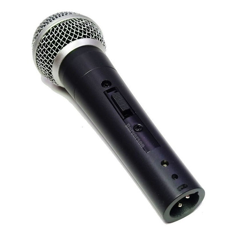 Micrófono Dynamic Sm-58 Dinámico Cardioide Color Negro